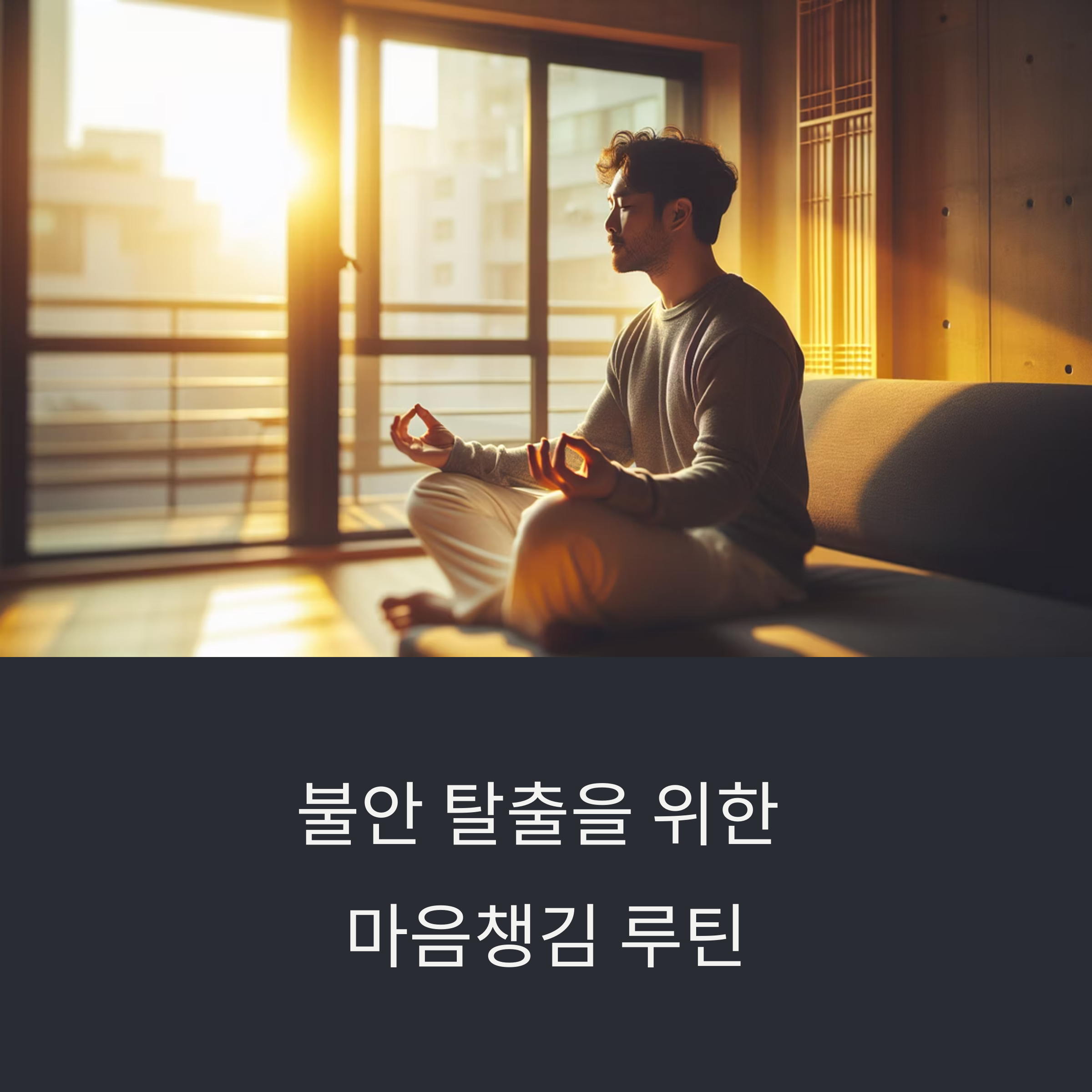 불안을 줄이는 마음챙김 루틴: 과학적 근거와 실천법으로 스트레스 완전 탈출하기