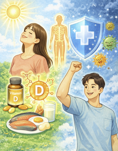 비타민D 충분히 섭취하면 면역력이 강해진다?｜과학적으로 살펴본 진짜 이유 관련 사진
