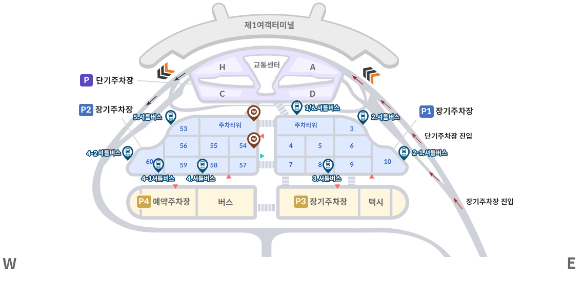 인천공항 주차방법 가이드북(4)