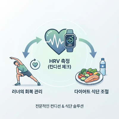 심박수 변이도(HRV)를 활용한 러너의 컨디션 관리 및 다이어트 식단 조절법