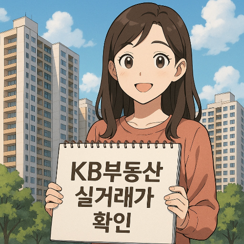 KB부동산 실거래가 확인
