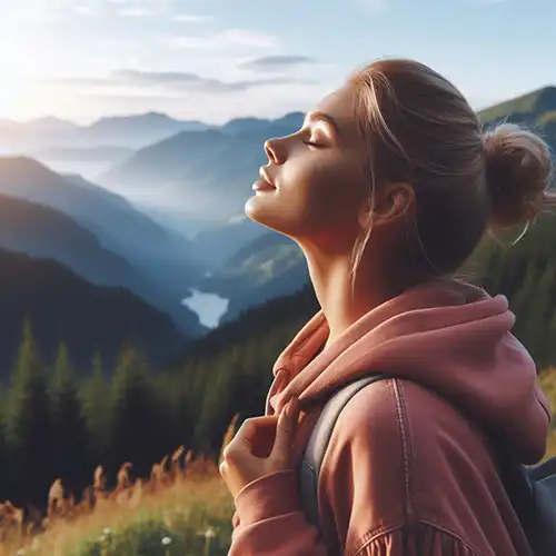 맑은공기-들이마심