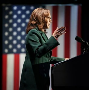 해리스 부통령 우세지역