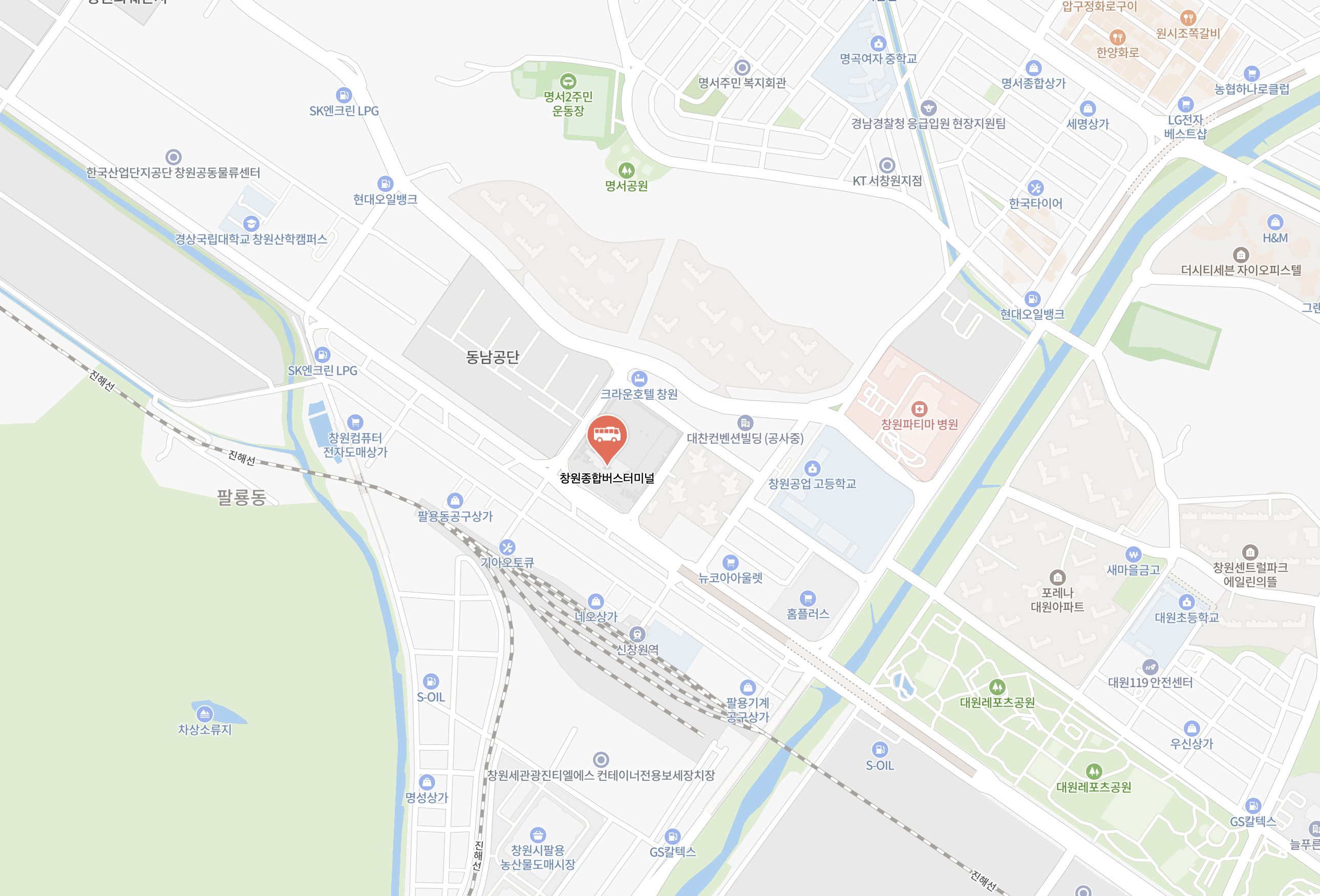 창원고속버스터미널 시간표 및 예매하기
