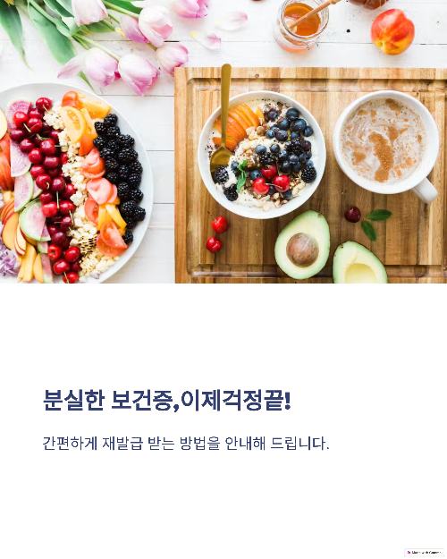 보건증 재발급절차
