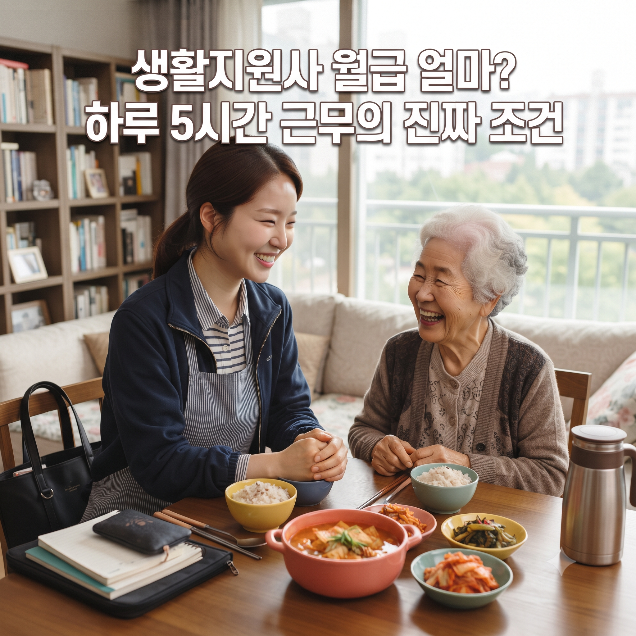 오후 3시 퇴근하는 정부 일자리? 노인돌봄생활지원사 급여·자격 총정리