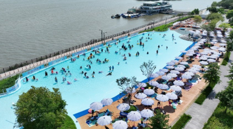 한강 야외수영장 물놀이장