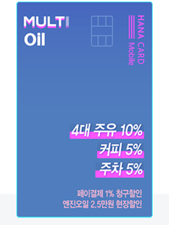하나카드 주유 할인 4종: 최대 5만원 아끼는 법