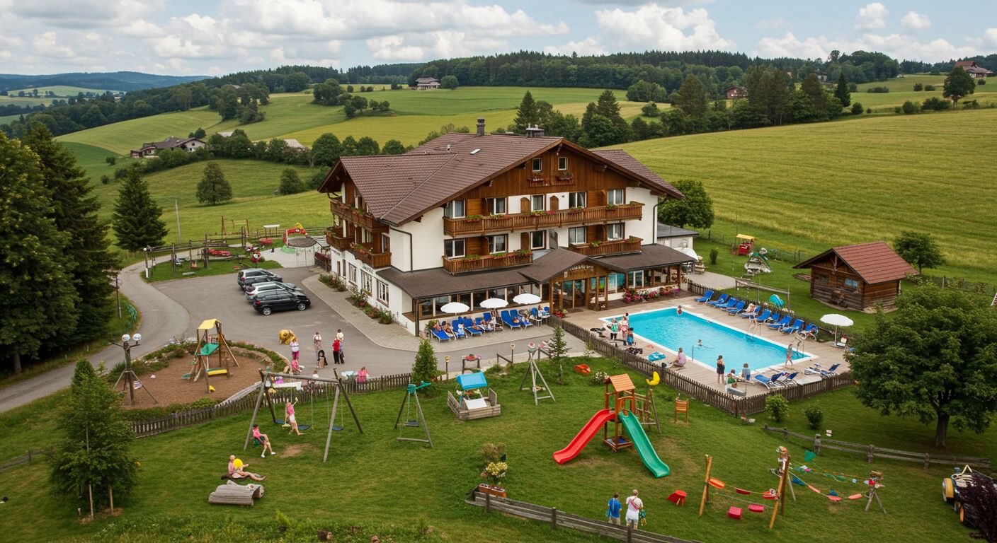 가족 호텔 전경