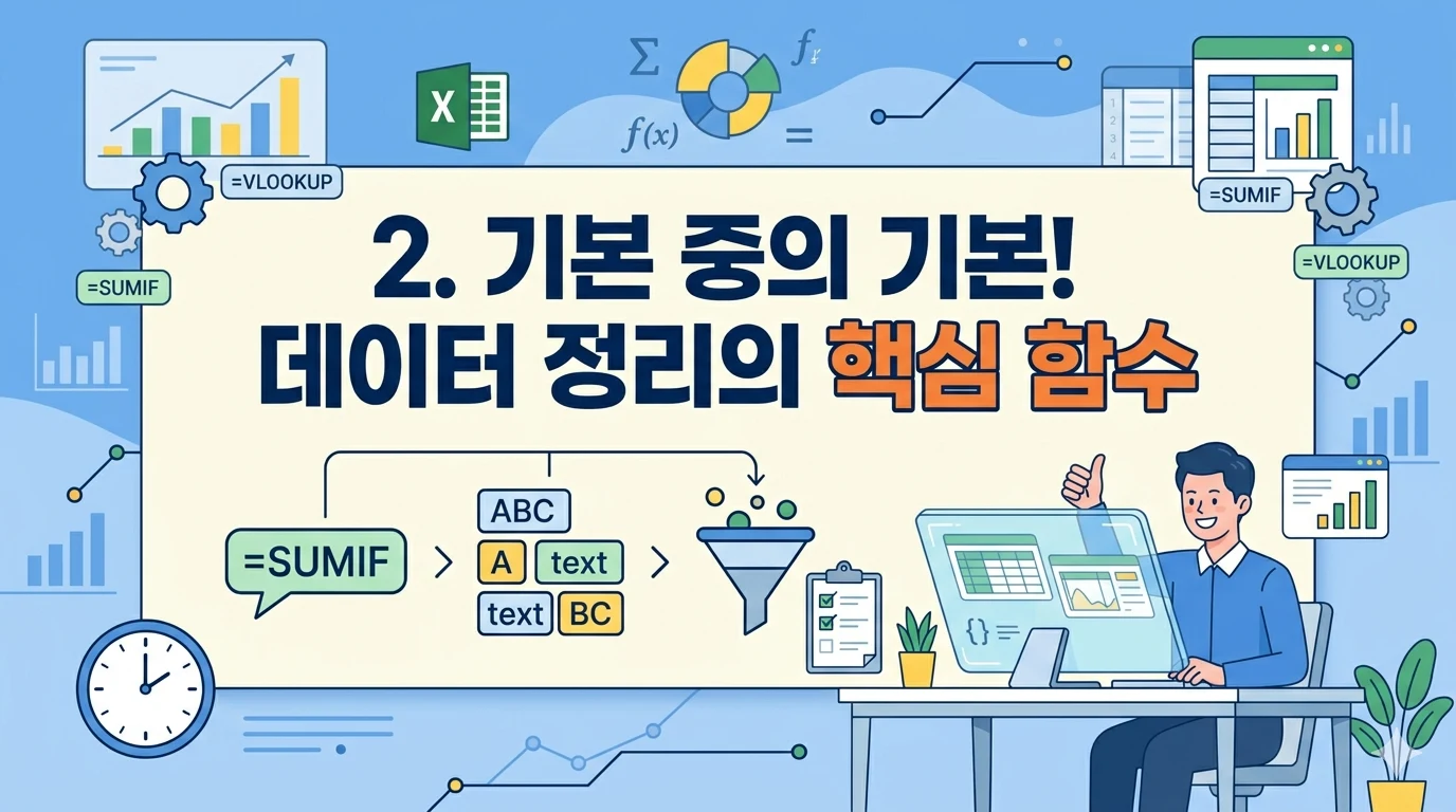 기본 중의 기본! 데이터 정리의 핵심 함수