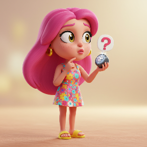 어떻게 보험을 활용할까 고민중인 여성을 표현한 이미지