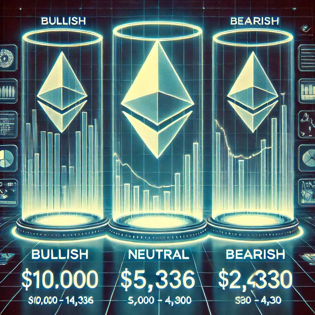 2025년 이더리움 가격 예측: 다양한 시나리오 분석