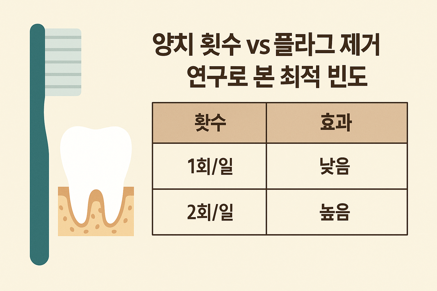 양치 플라그 제거 효과