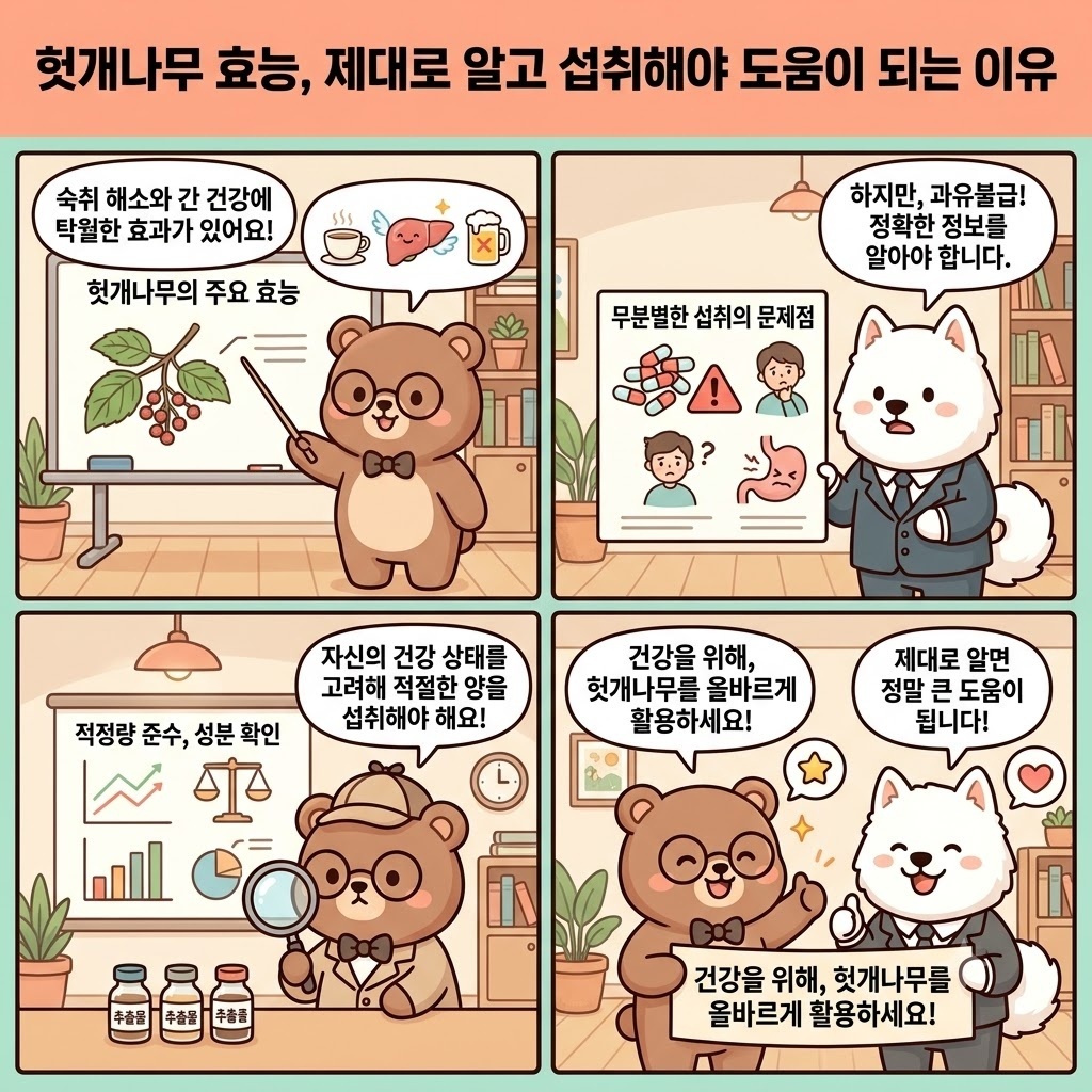 헛개나무 효능, 제대로 알고 섭취해야 도움이 되는 이유