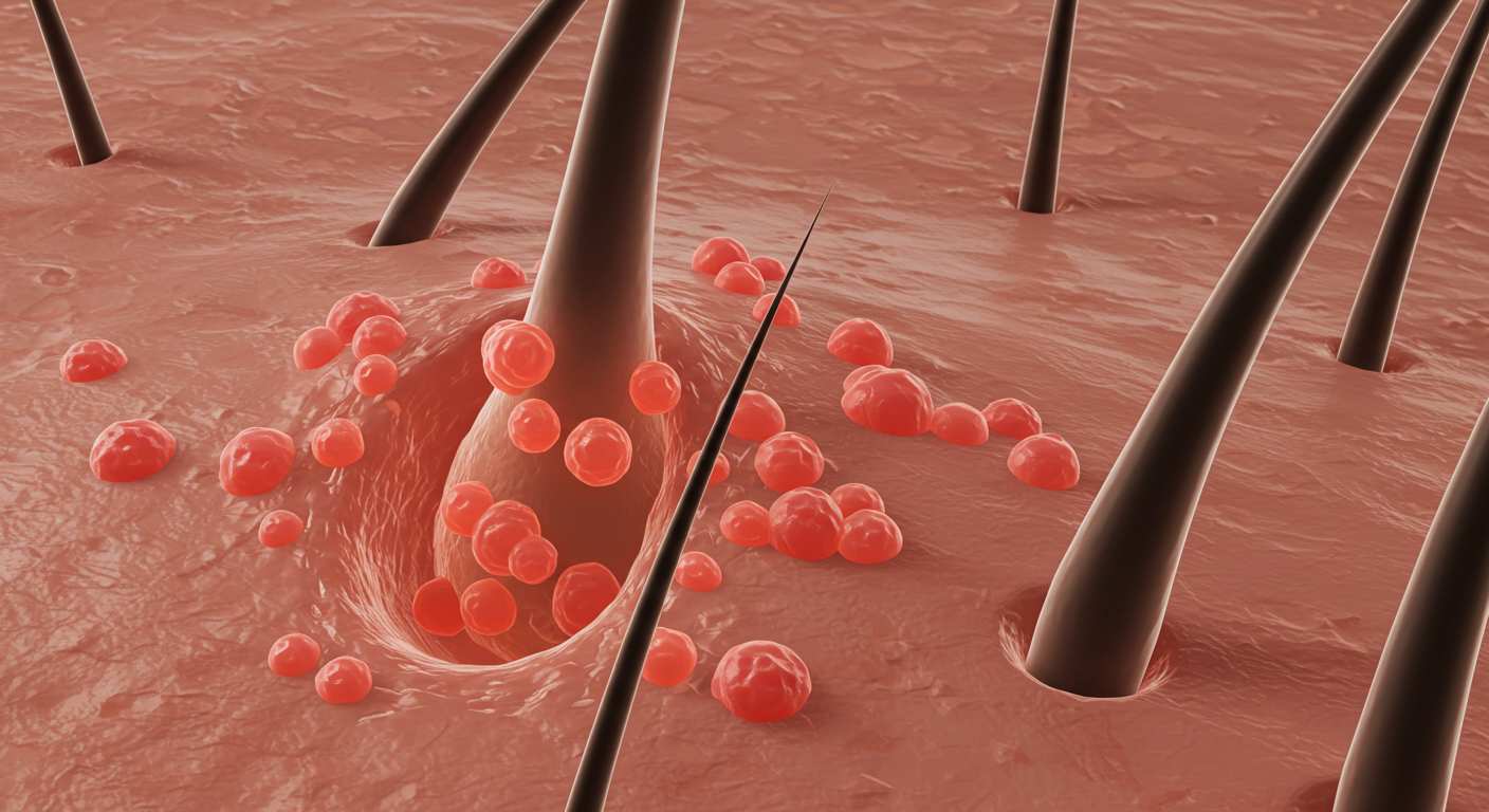 모낭염에 관한 사진