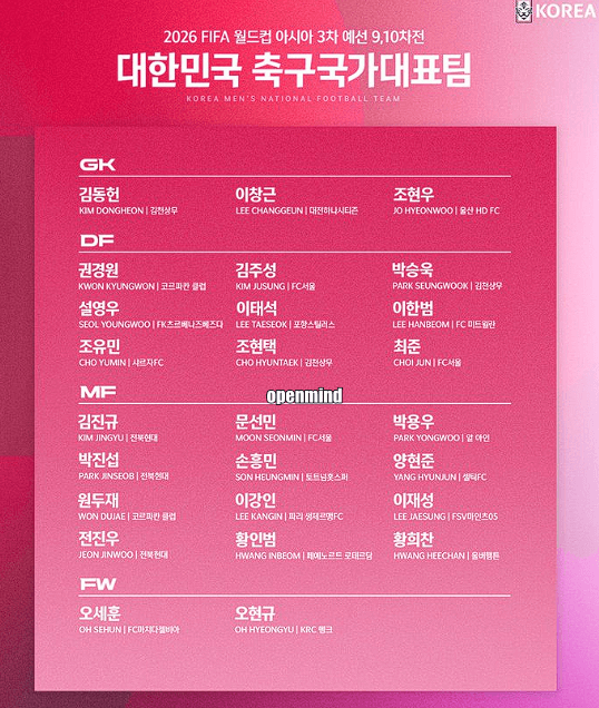 더보기
대한민국 쿠웨이트전 티켓 예매 방법 일정 대표팀명단 좌석가격