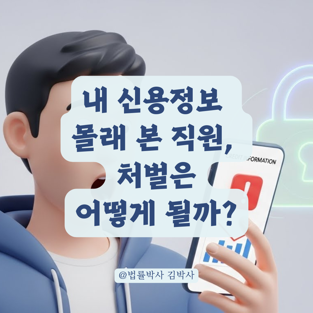 내 신용정보를 누군가 몰래 봤다? 신용정보법 위반 확인과 대응법