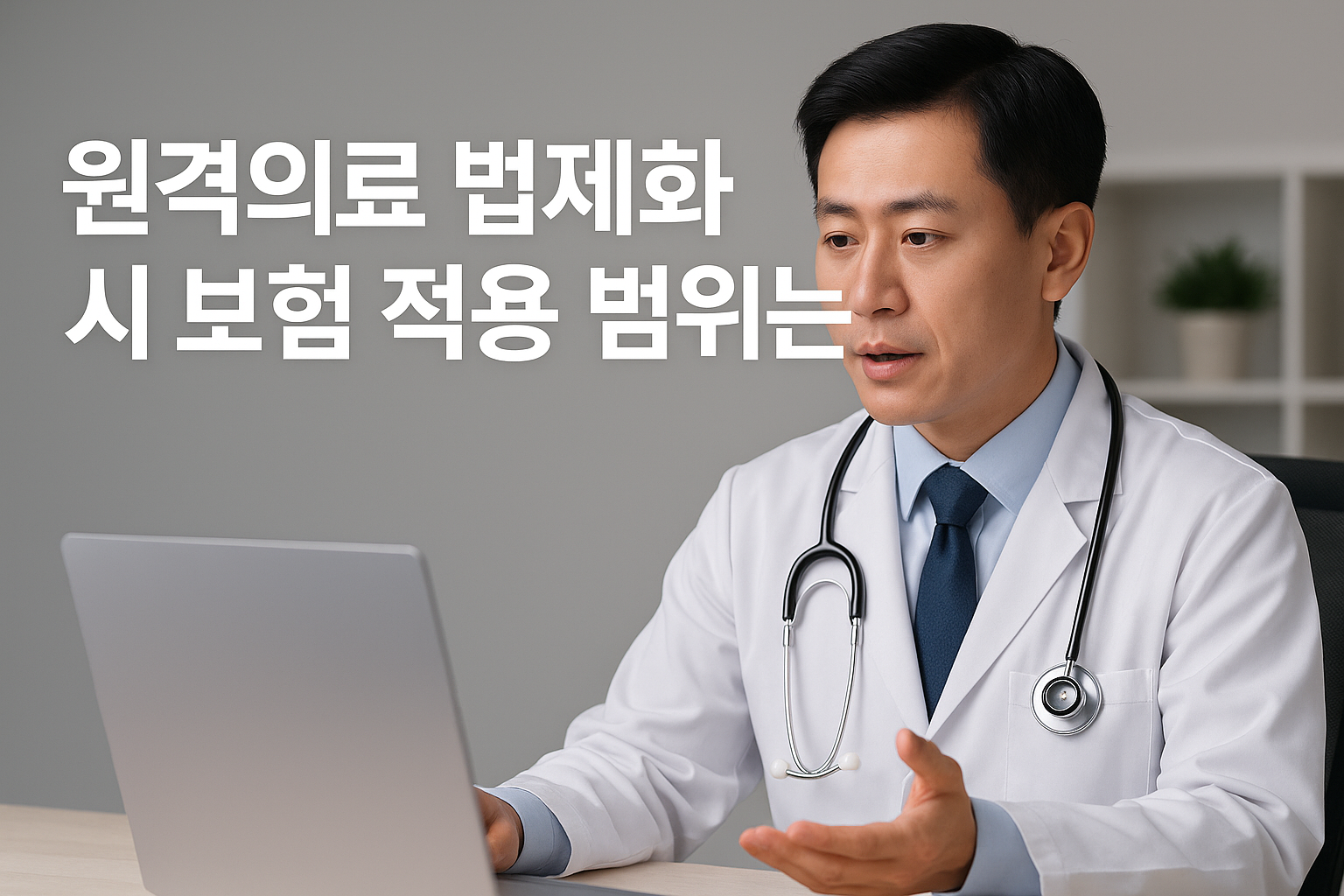 원격의료 법제화 시 보험 적용 범위는? 관련 이미지