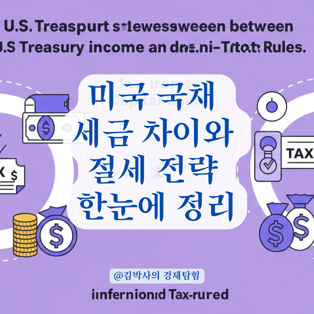 같은 미국 국채인데 세금이 다른 이유, 원인과 계산법 정리.