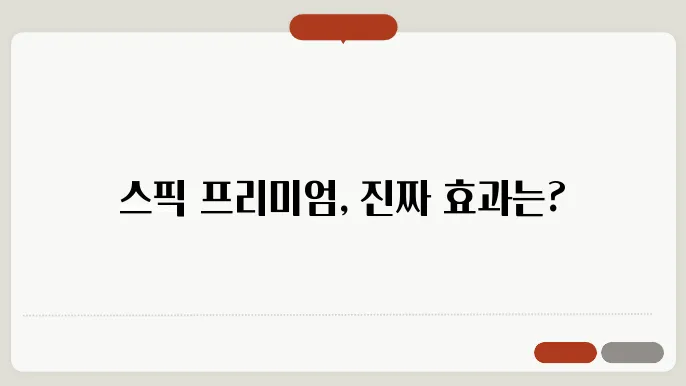 더 유용한 슨픽 프리미엄! 가격과 후기로 완벽히 준비하자!