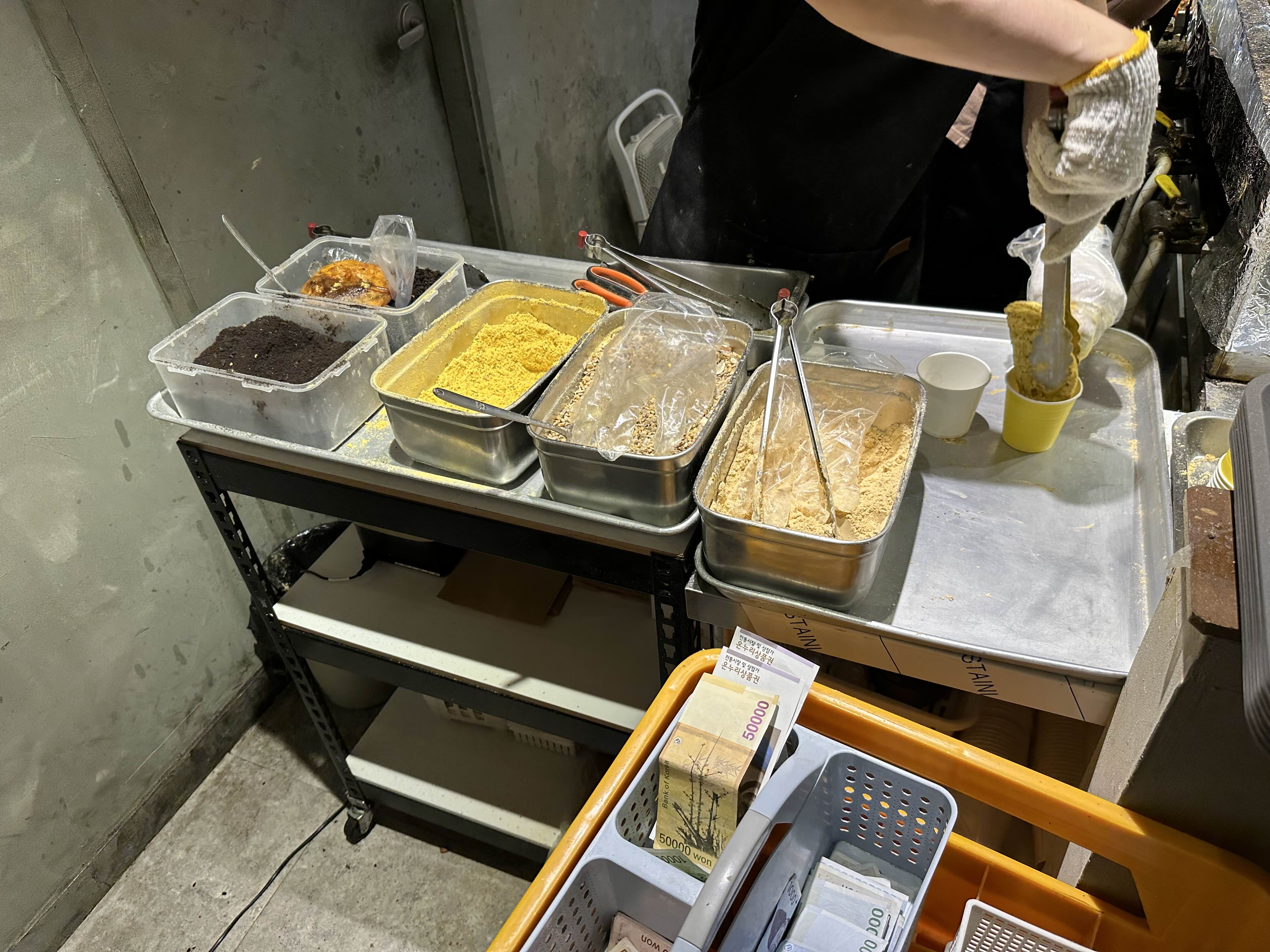 훈훈호떡 음식 준비