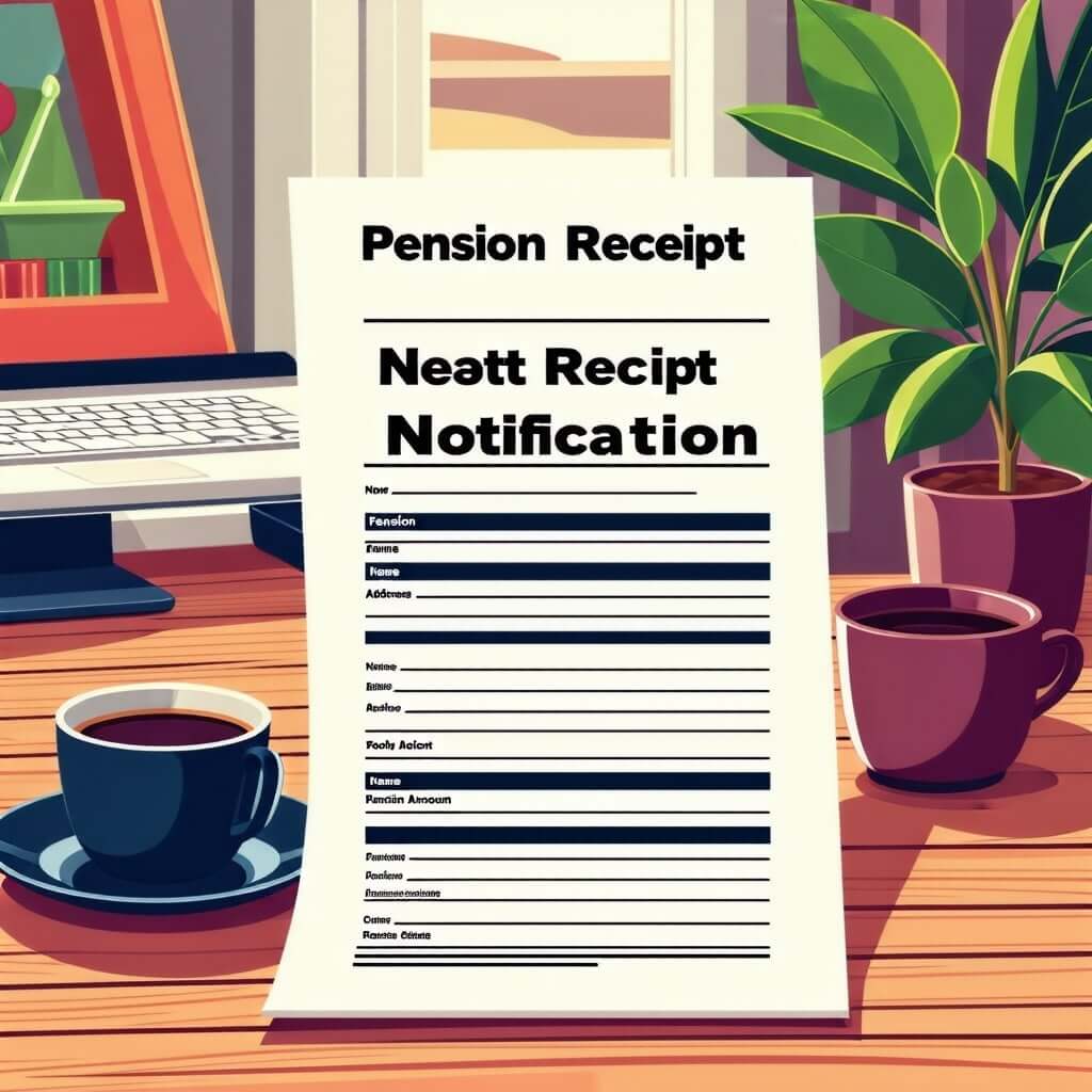 연금수령-통지서