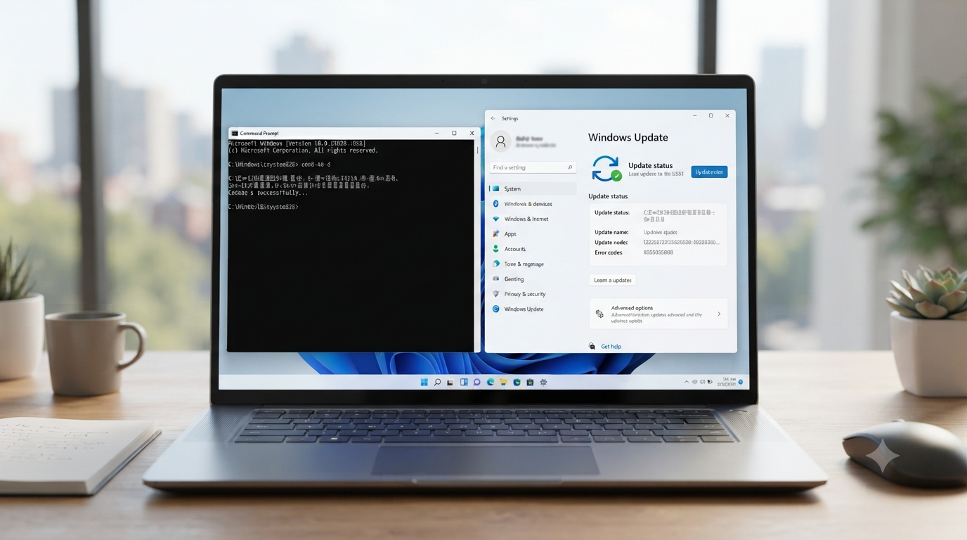 Windows Update 문제 해결사 실행