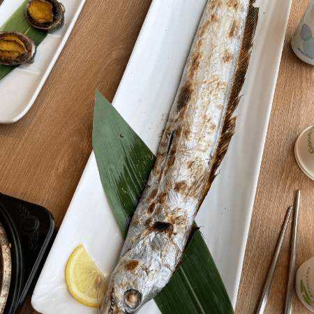 갈치관 제주애월본점 갈치한상세트의 통갈치구이