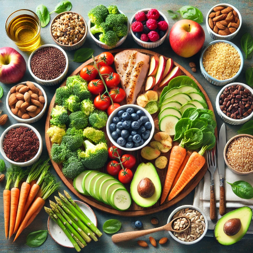 균형 잡힌 식단 계획을 위한 음식 배치