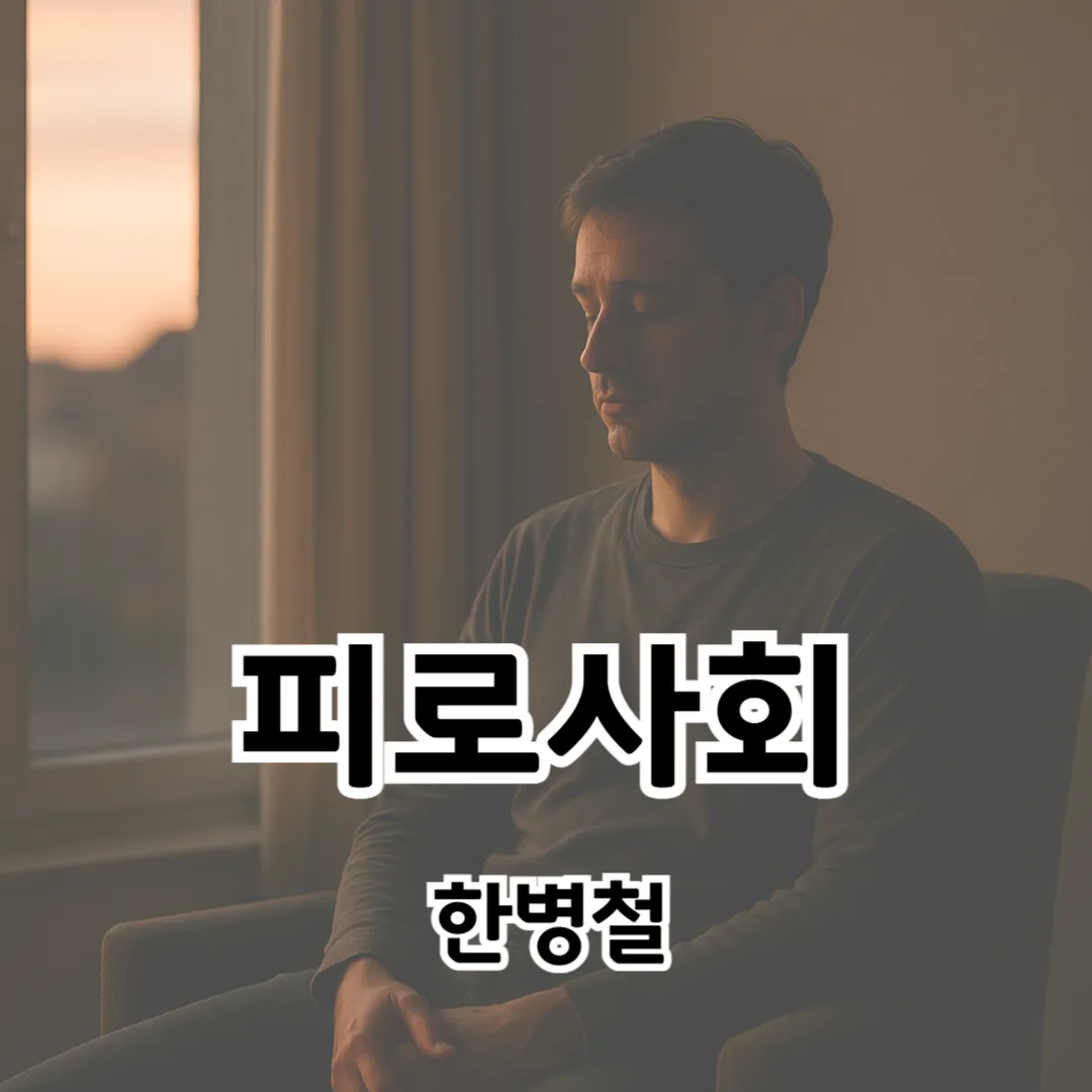 저물어 가는 빛 속에서 아무 말 없이 앉아 있는 순간에 스며드는 잔잔한 피로감을 담았습니다.