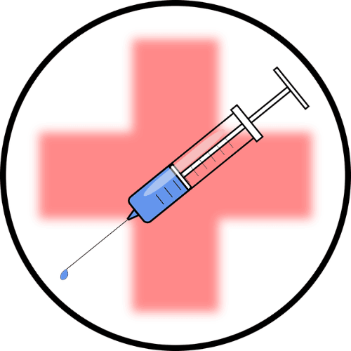 병원표시와주사기