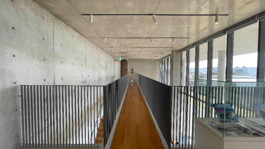 안도 다다오의 '명상의 방' 나가는 길