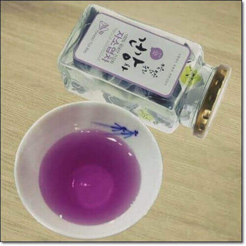 차즈기 차 우리기