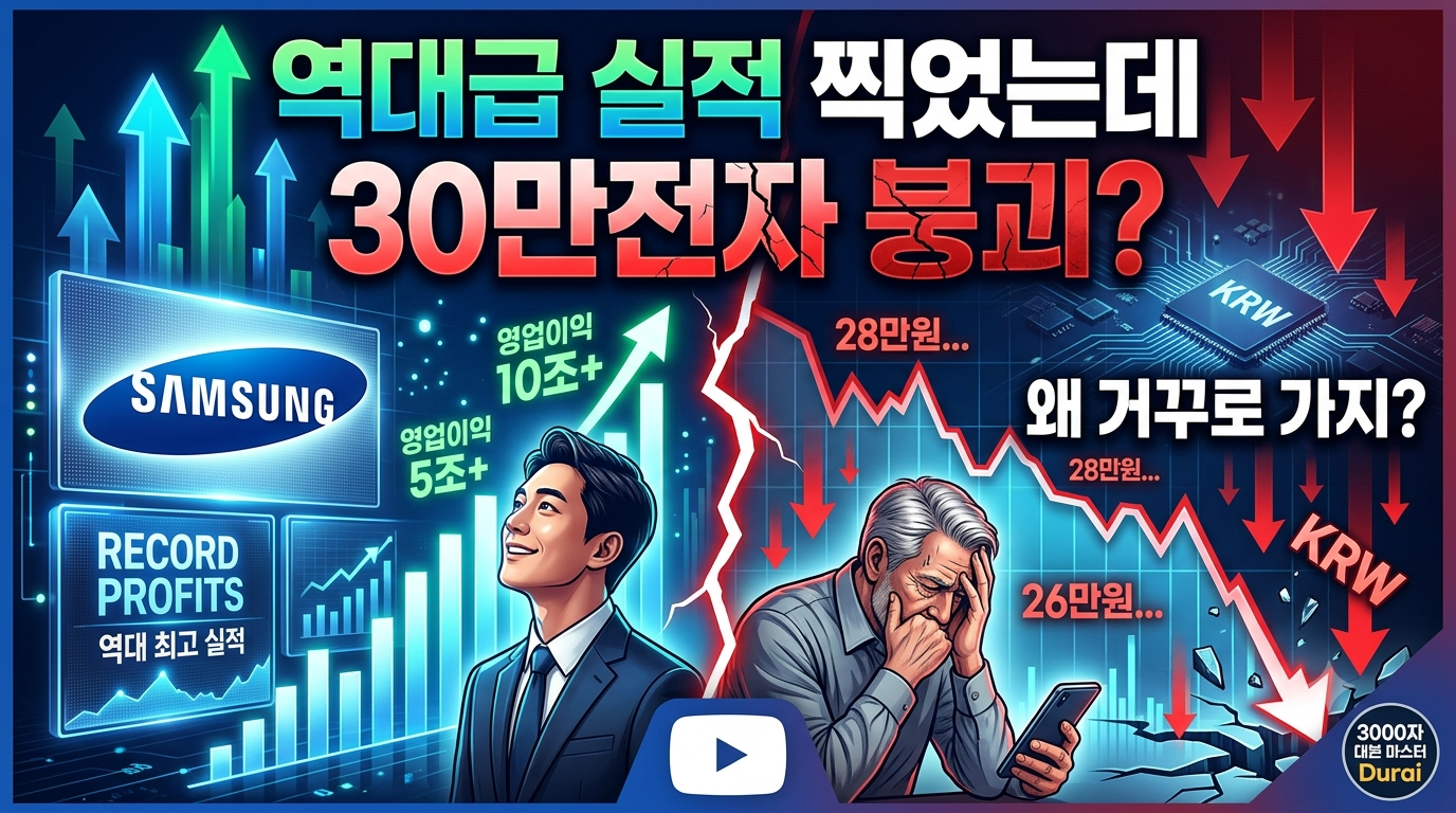삼성전자 주가가 거꾸로 가는 진짜 이유