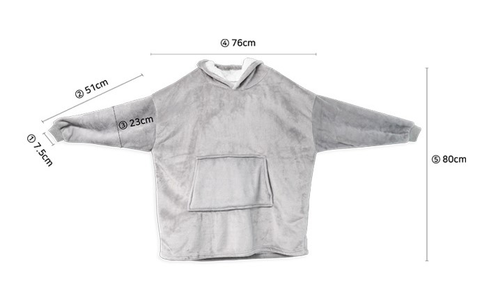 후드담요 입는담요 방콕담요