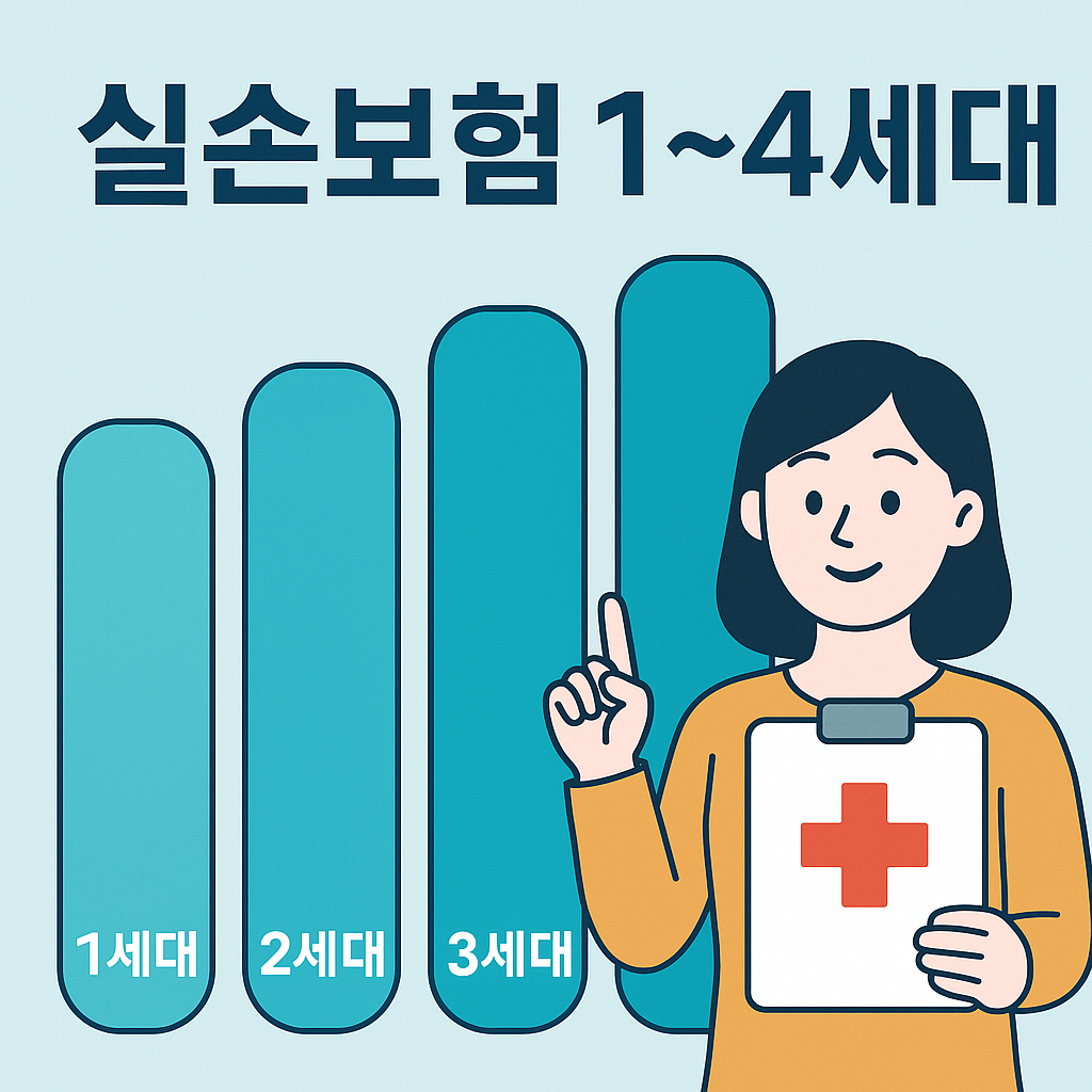 #실비#실손보험#1새대
#2세대#3세대#4세대