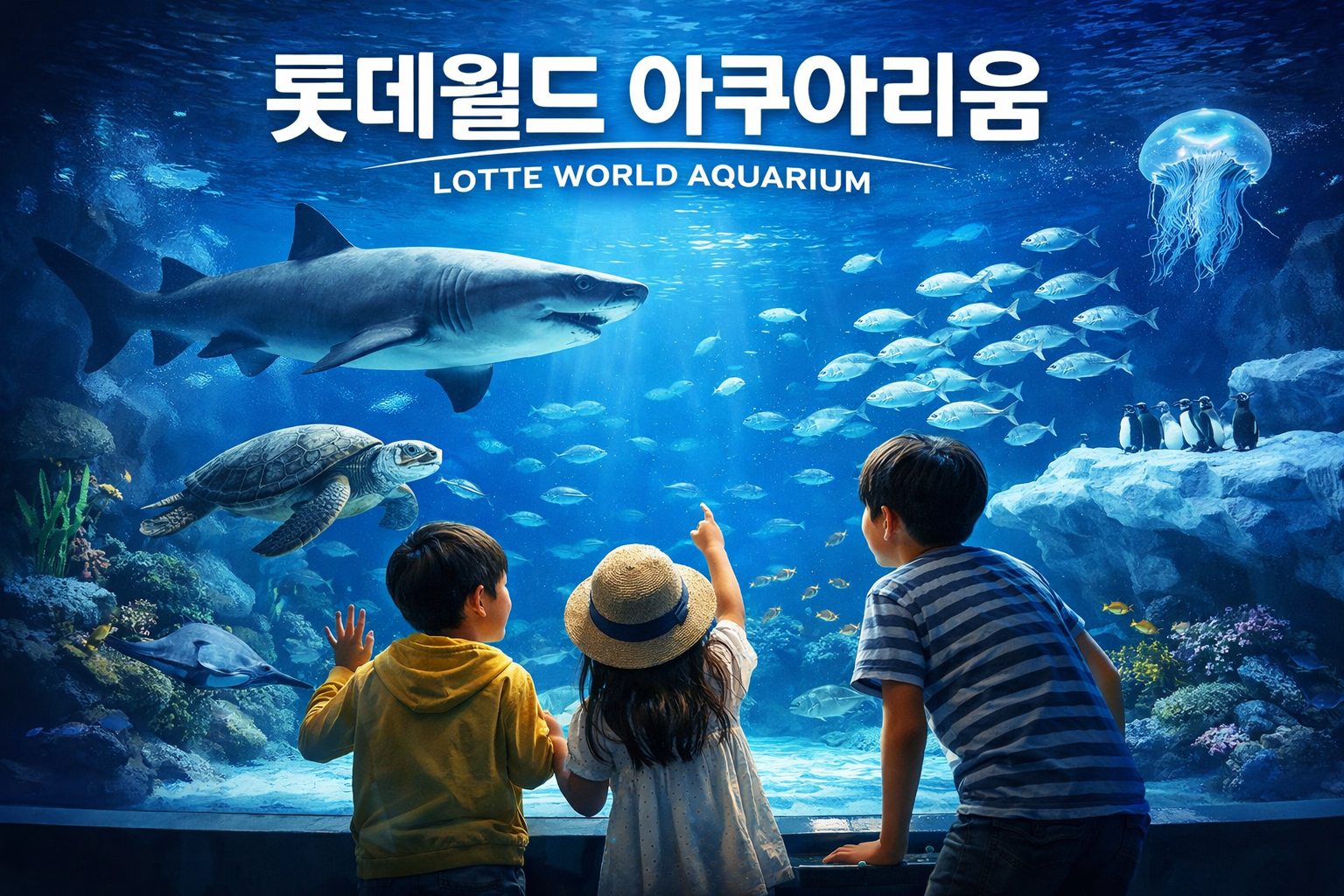 롯데월드 아쿠아리움 평일권 할인 받는 방법