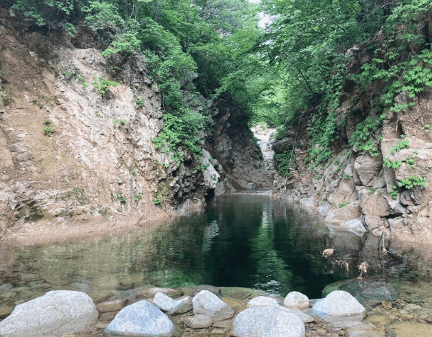 미시령계곡
