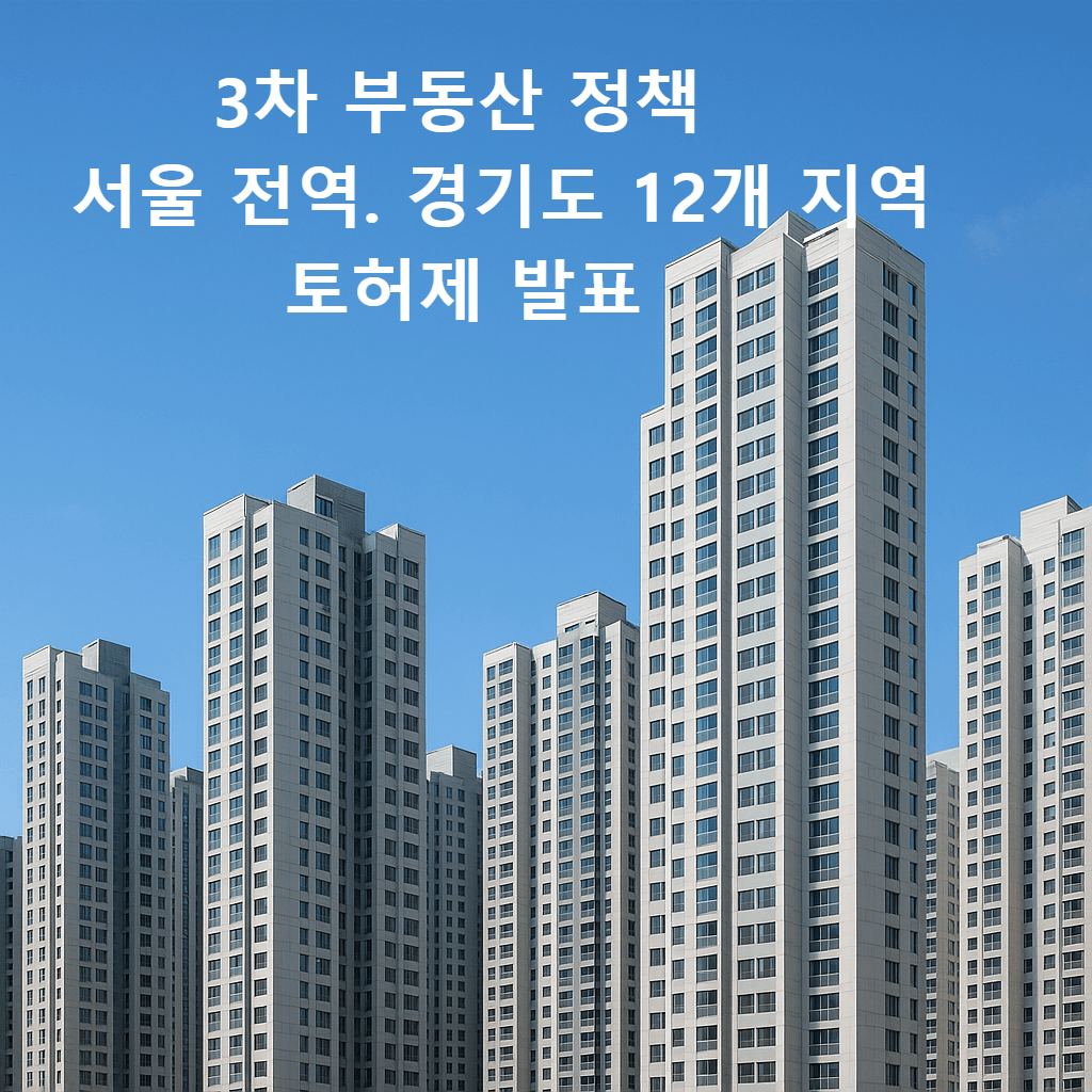 3차 부동산 정책