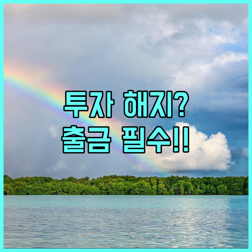 카카오페이증권 자동 투자 해지 및 출..