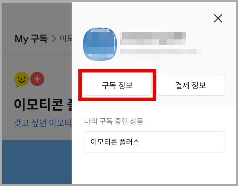구독 정보