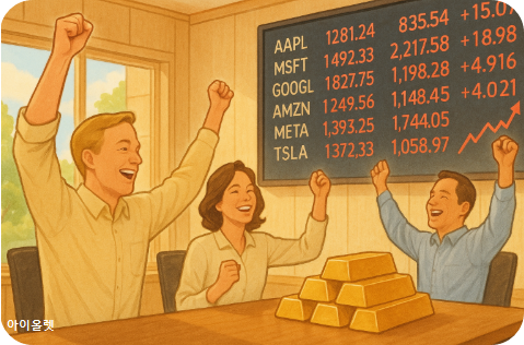 그런데 왜 주식은 올랐을까