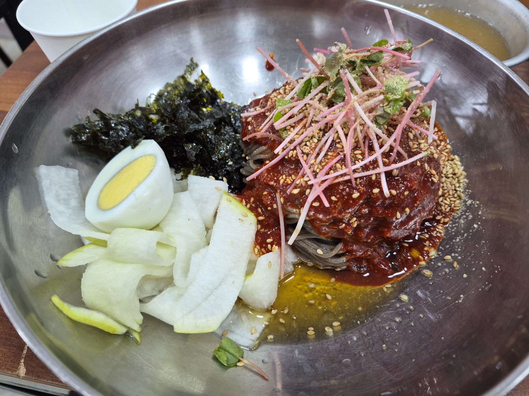 비빔막국수