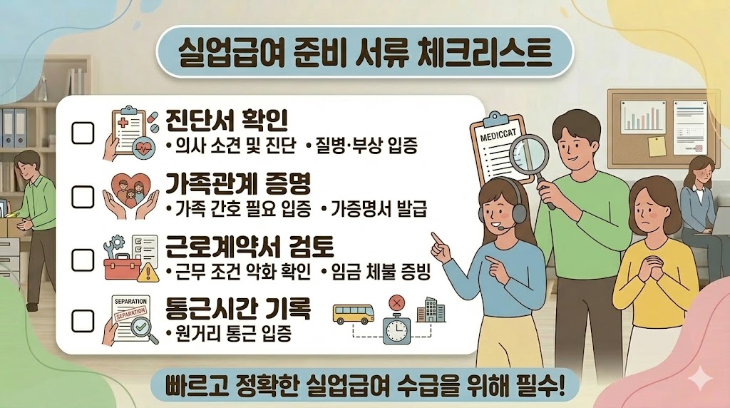 실업급여 준비 서류