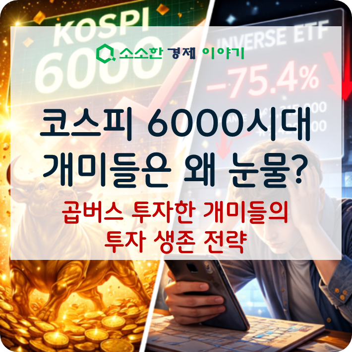 코스피 6000에도 눈물? 곱버스 투자 생존 전략