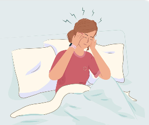 건강이 무너지기 전 몸의 작은 경고 신호를 표현한 일러스트