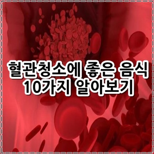 혈관청소에 좋은 음식 10가지