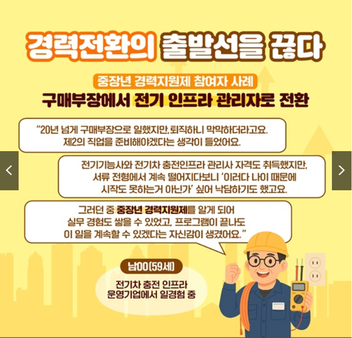 월 150만원 받기! 중장년 경력지원제 신청법 (출처 : 고용노동부)
