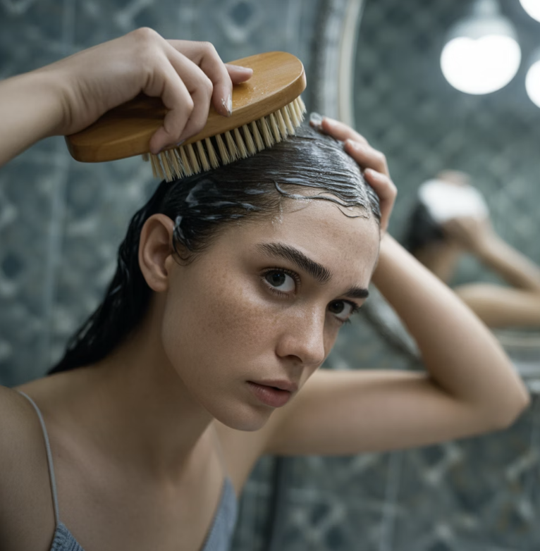 오해 하나, '두피 브러시'로 박박 긁기