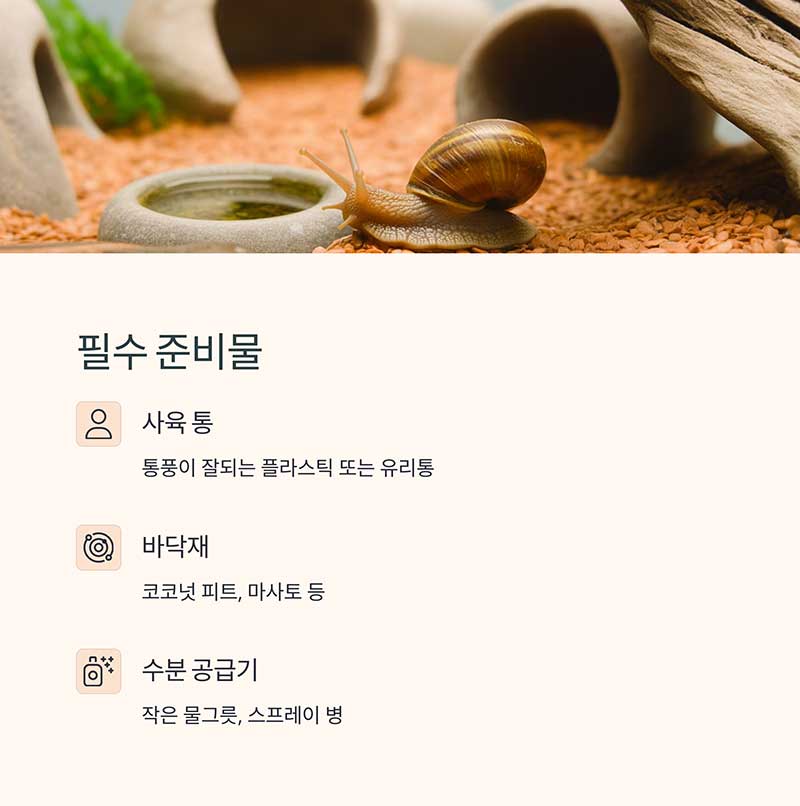 필수 준비물